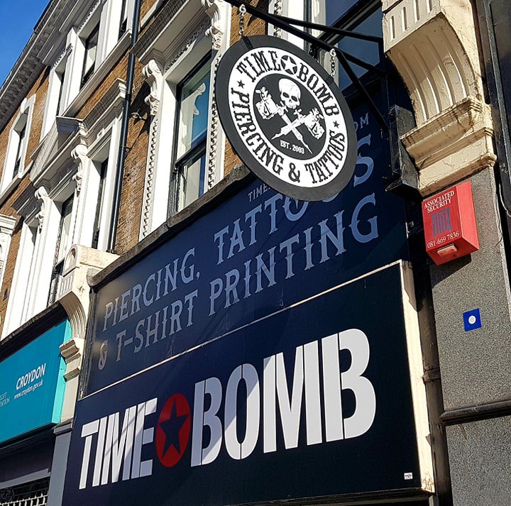 Timebomb Tattoo & Piercing, Croydon